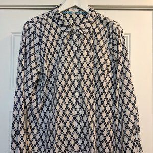 Crown & Ivy Button Down Shirt, Women's, size L